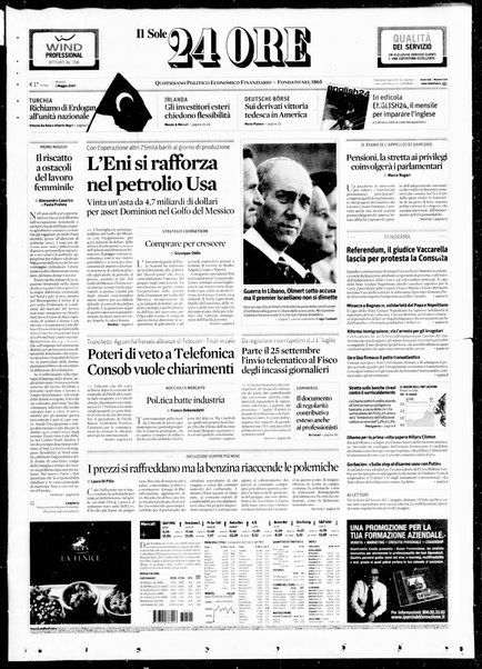Il sole-24 ore : quotidiano politico economico finanziario / fondato nel 1865