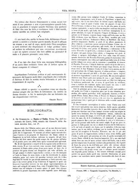 Vita nuova periodico settimanale di letteratura, d'arte e di filosofia