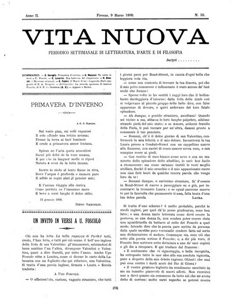 Vita nuova periodico settimanale di letteratura, d'arte e di filosofia