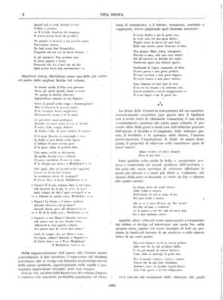 Vita nuova periodico settimanale di letteratura, d'arte e di filosofia