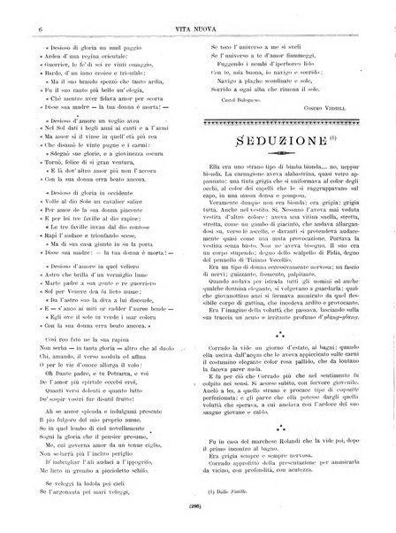 Vita nuova periodico settimanale di letteratura, d'arte e di filosofia