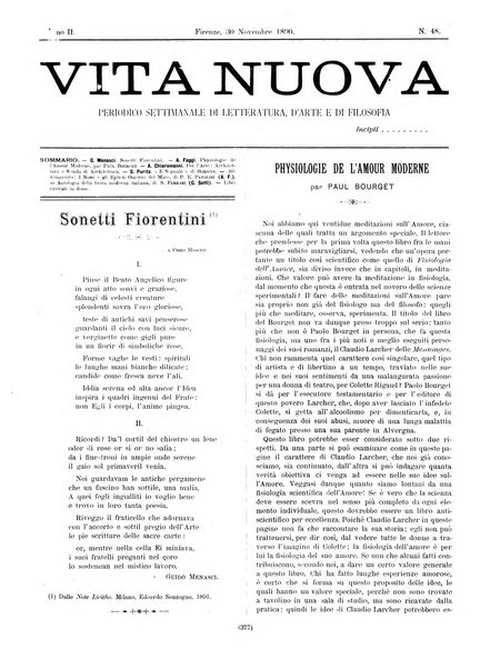 Vita nuova periodico settimanale di letteratura, d'arte e di filosofia