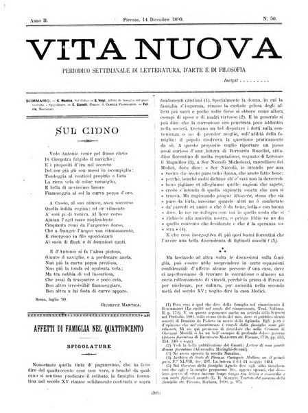 Vita nuova periodico settimanale di letteratura, d'arte e di filosofia