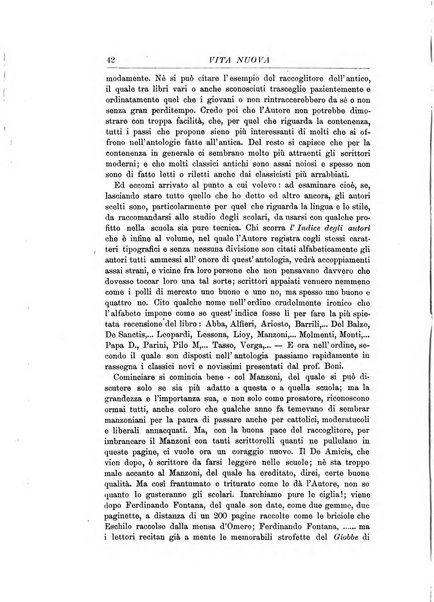 Vita nuova periodico settimanale di letteratura, d'arte e di filosofia