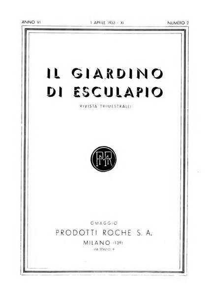 Il giardino di Esculapio rivista trimestrale