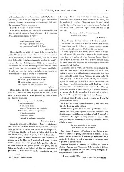 Rassegna pugliese di scienze, lettere ed arti