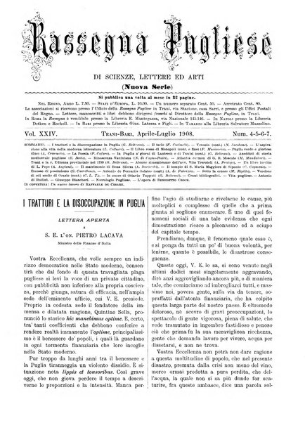 Rassegna pugliese di scienze, lettere ed arti