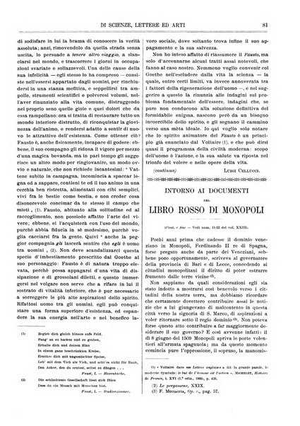 Rassegna pugliese di scienze, lettere ed arti