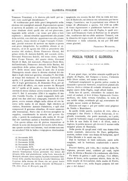 Rassegna pugliese di scienze, lettere ed arti