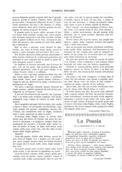 Rassegna pugliese di scienze, lettere ed arti