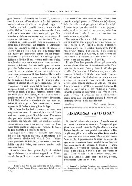 Rassegna pugliese di scienze, lettere ed arti
