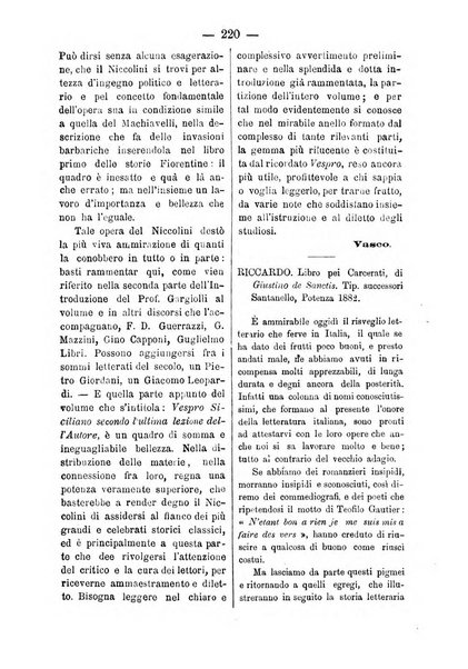 Rivista italiana di scienze lettere arti e teatri