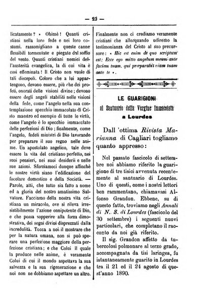 La vergine immacolata periodico sacro romano