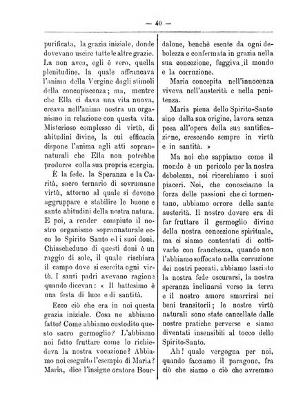 La vergine immacolata periodico sacro romano