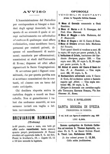 La vergine immacolata periodico sacro romano