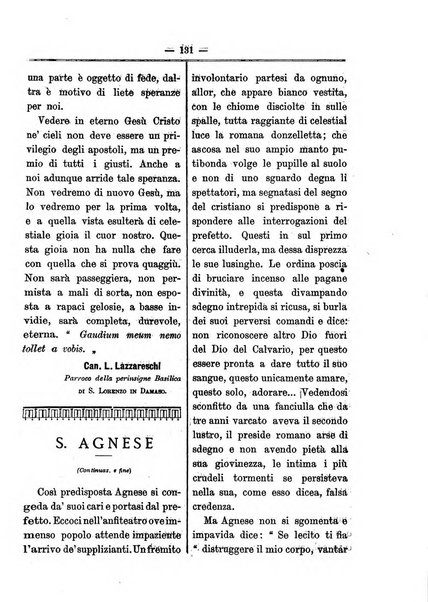 La vergine immacolata periodico sacro romano