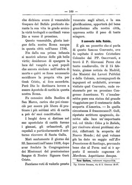 La vergine immacolata periodico sacro romano