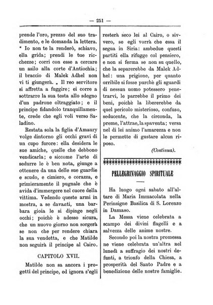 La vergine immacolata periodico sacro romano