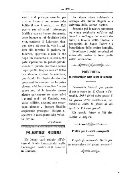 La vergine immacolata periodico sacro romano