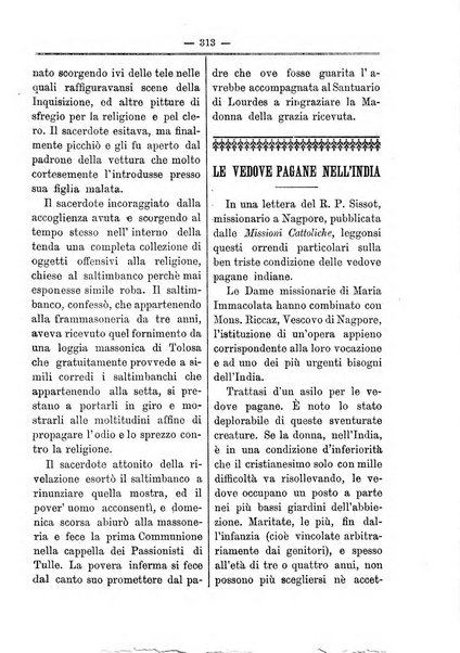 La vergine immacolata periodico sacro romano