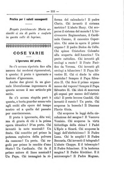 La vergine immacolata periodico sacro romano