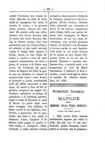 La vergine immacolata periodico sacro romano