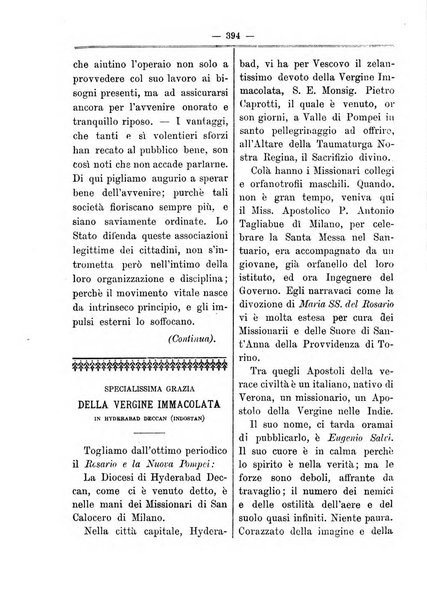 La vergine immacolata periodico sacro romano