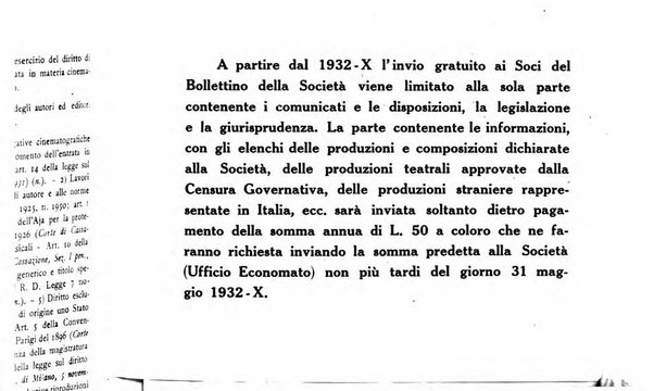 Bollettino della Societa italiana degli autori ed editori