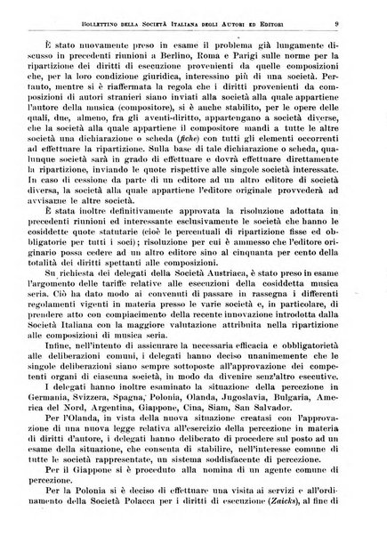 Bollettino della Societa italiana degli autori ed editori