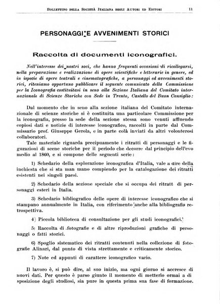 Bollettino della Societa italiana degli autori ed editori