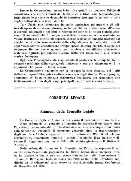 Bollettino della Societa italiana degli autori ed editori