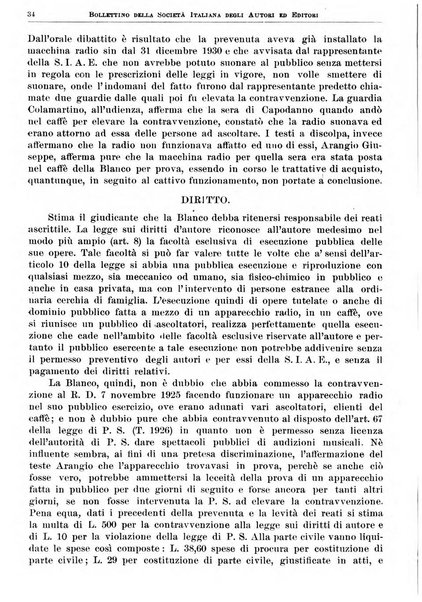 Bollettino della Societa italiana degli autori ed editori