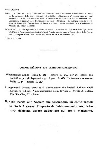 Bollettino della Societa italiana degli autori ed editori