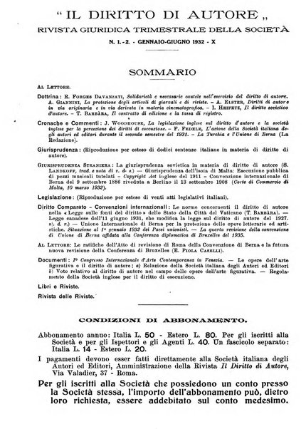 Bollettino della Societa italiana degli autori ed editori