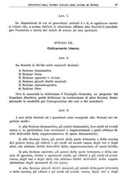 Bollettino della Societa italiana degli autori ed editori