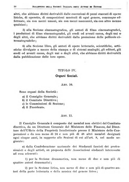 Bollettino della Societa italiana degli autori ed editori