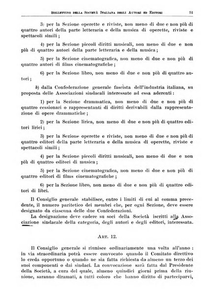 Bollettino della Societa italiana degli autori ed editori