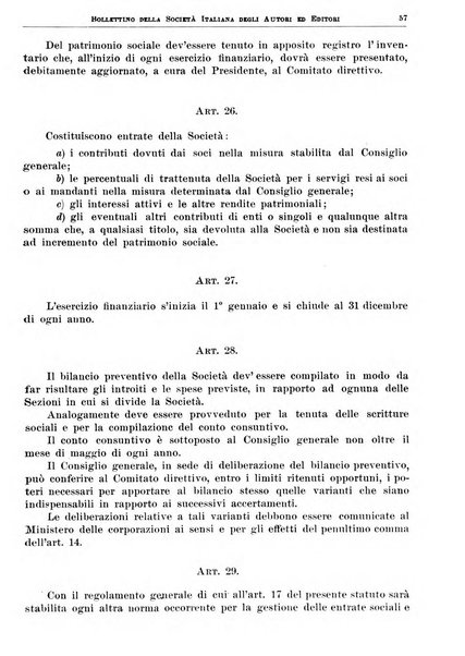 Bollettino della Societa italiana degli autori ed editori