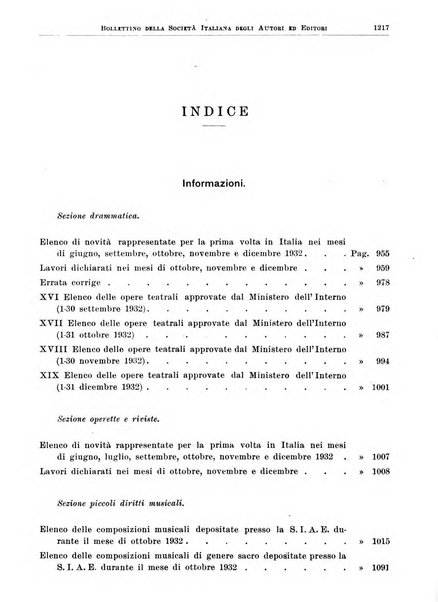 Bollettino della Societa italiana degli autori ed editori