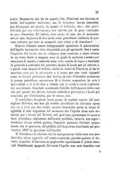 Atti del Consiglio comunale di Roma