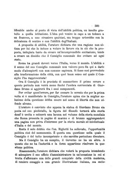 Atti del Consiglio comunale di Roma