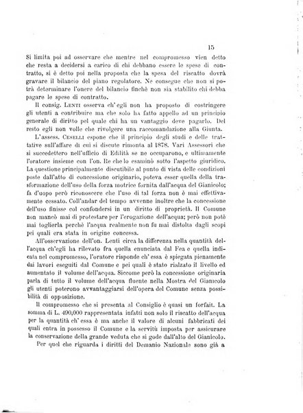 Atti del Consiglio comunale di Roma