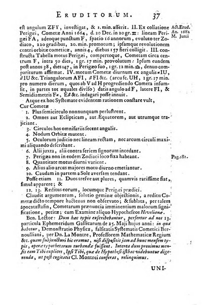 Opuscula omnia actis eruditorum lipsiensibus inserta, quae ad universam mathesim, physicam, medicinam, anatomiam, chirurgiam et philologiam pertinent; nec non epitomae si quae materia vel criticis animadversionibus celebriores