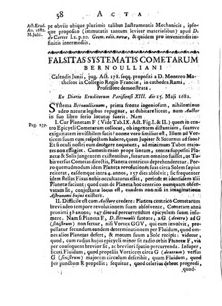 Opuscula omnia actis eruditorum lipsiensibus inserta, quae ad universam mathesim, physicam, medicinam, anatomiam, chirurgiam et philologiam pertinent; nec non epitomae si quae materia vel criticis animadversionibus celebriores