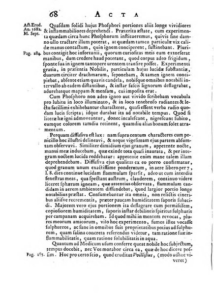 Opuscula omnia actis eruditorum lipsiensibus inserta, quae ad universam mathesim, physicam, medicinam, anatomiam, chirurgiam et philologiam pertinent; nec non epitomae si quae materia vel criticis animadversionibus celebriores