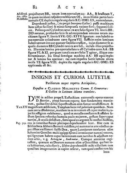 Opuscula omnia actis eruditorum lipsiensibus inserta, quae ad universam mathesim, physicam, medicinam, anatomiam, chirurgiam et philologiam pertinent; nec non epitomae si quae materia vel criticis animadversionibus celebriores