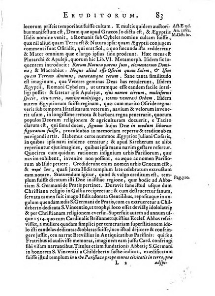 Opuscula omnia actis eruditorum lipsiensibus inserta, quae ad universam mathesim, physicam, medicinam, anatomiam, chirurgiam et philologiam pertinent; nec non epitomae si quae materia vel criticis animadversionibus celebriores