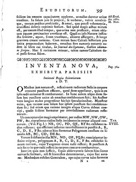 Opuscula omnia actis eruditorum lipsiensibus inserta, quae ad universam mathesim, physicam, medicinam, anatomiam, chirurgiam et philologiam pertinent; nec non epitomae si quae materia vel criticis animadversionibus celebriores