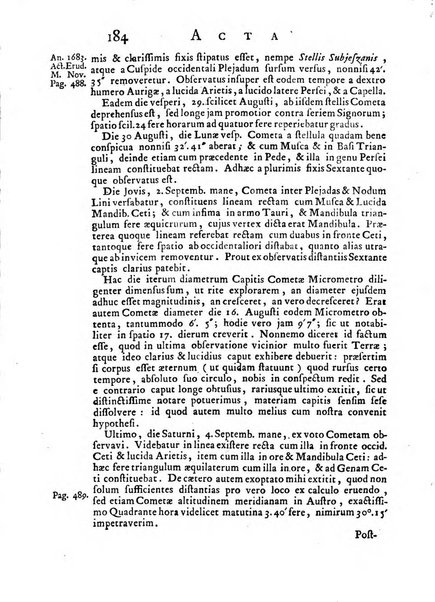 Opuscula omnia actis eruditorum lipsiensibus inserta, quae ad universam mathesim, physicam, medicinam, anatomiam, chirurgiam et philologiam pertinent; nec non epitomae si quae materia vel criticis animadversionibus celebriores