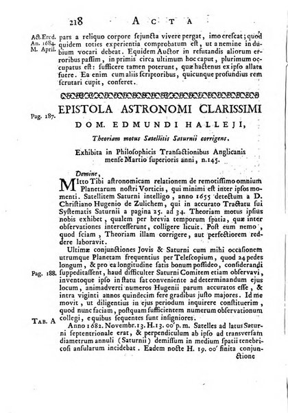 Opuscula omnia actis eruditorum lipsiensibus inserta, quae ad universam mathesim, physicam, medicinam, anatomiam, chirurgiam et philologiam pertinent; nec non epitomae si quae materia vel criticis animadversionibus celebriores